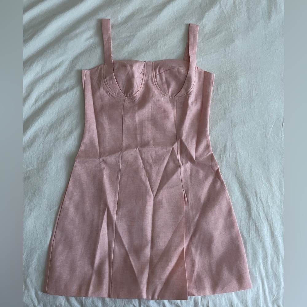 babydoll pink mini dress